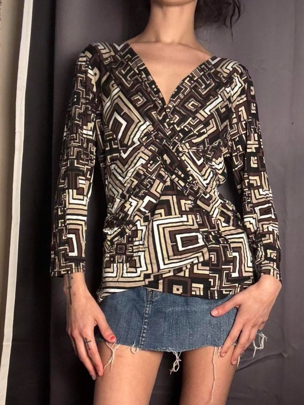 Brown Top by Cable & Gauge